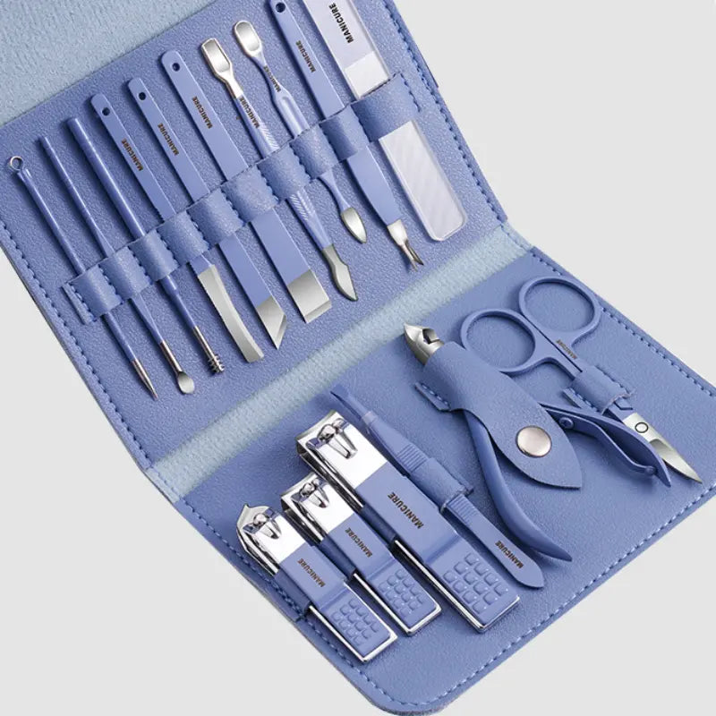 16pc Nail Clipper Manicure Set