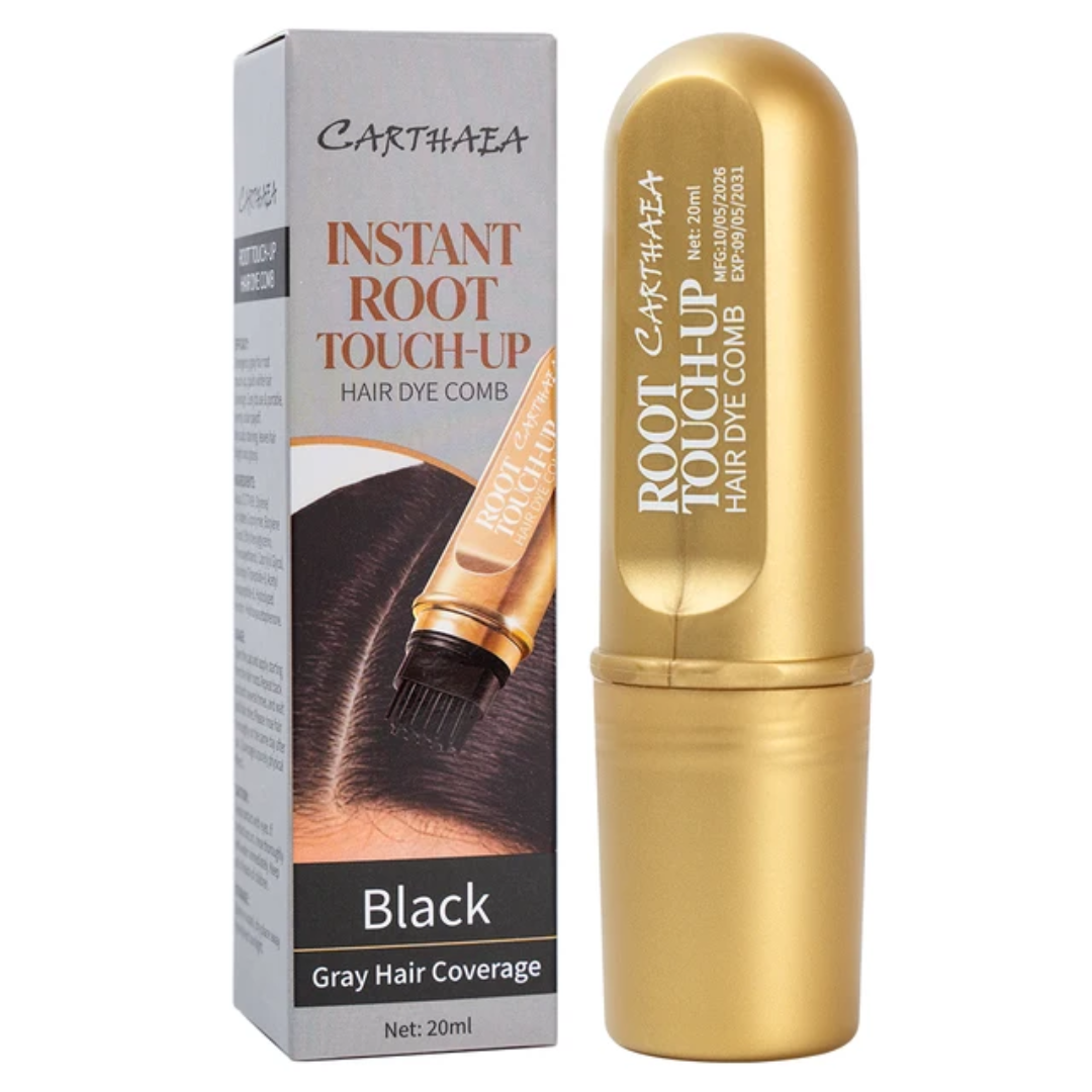 Waterproof Black Hair Dye Stick With Comb color Black Ammonia free