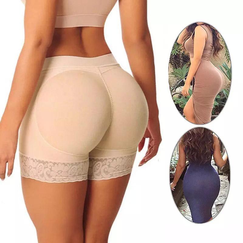 Breathable Lace Underwear Butt Lifter Padded Shapewear