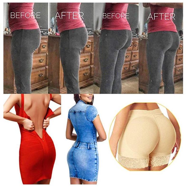 Breathable Lace Underwear Butt Lifter Padded Shapewear