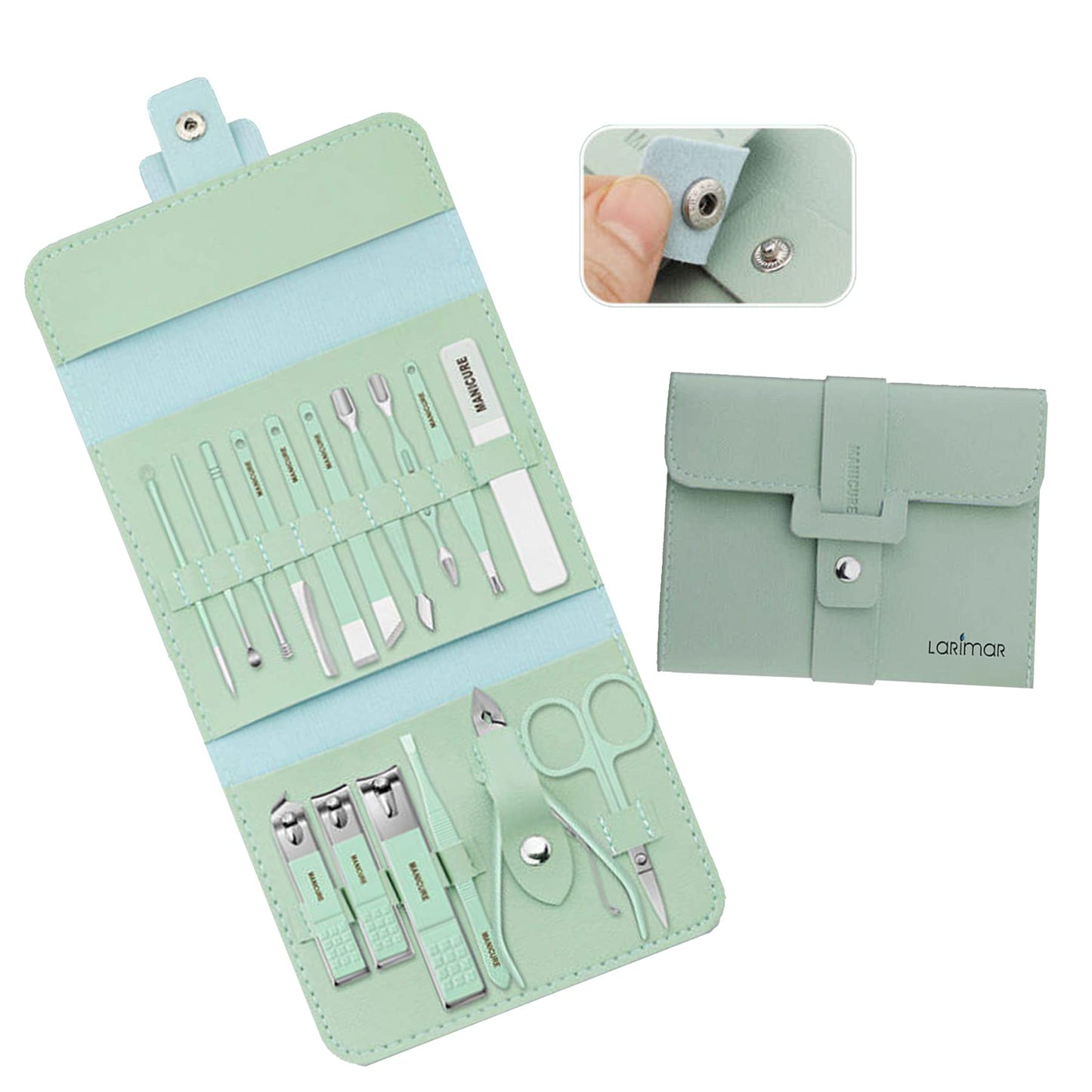 16pc Nail Clipper Manicure Set