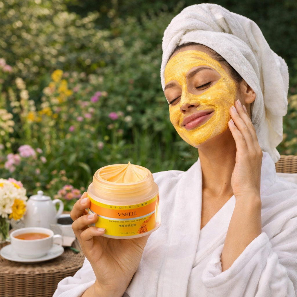 Turmeric Organic Clay Mask Oil Control  Facial mask