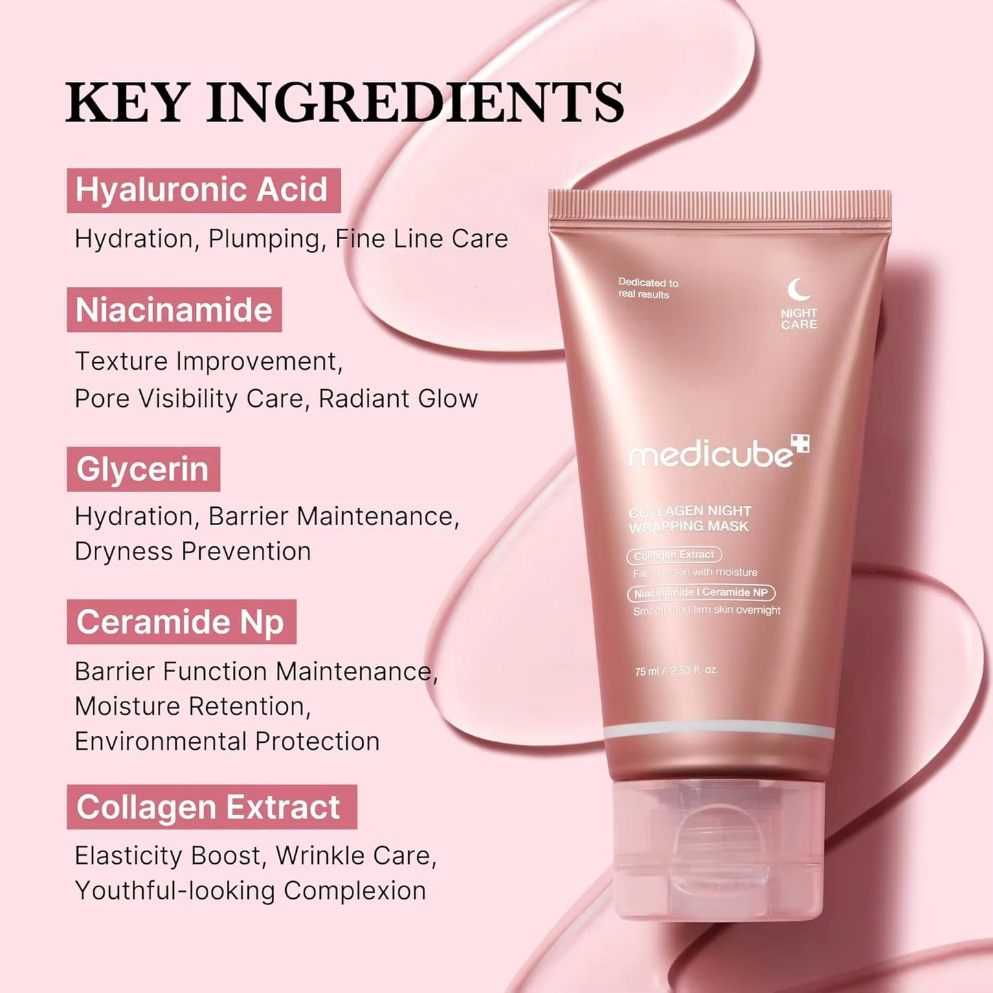 Medicube Night Wrapping Collagen Mask 75ml