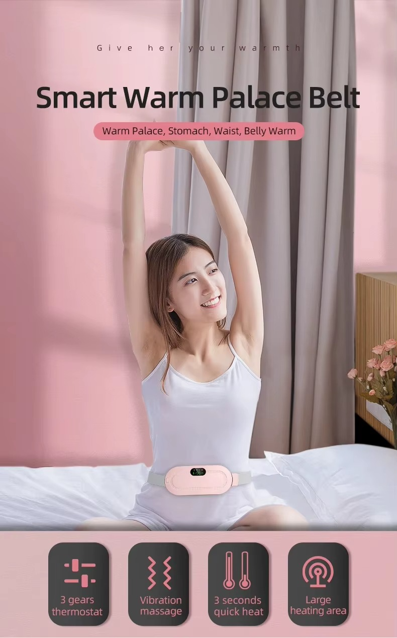 Pain Reliever  Menstrual Heating Pad Warm Massager for Pain Relief from Cramps and Back Pain