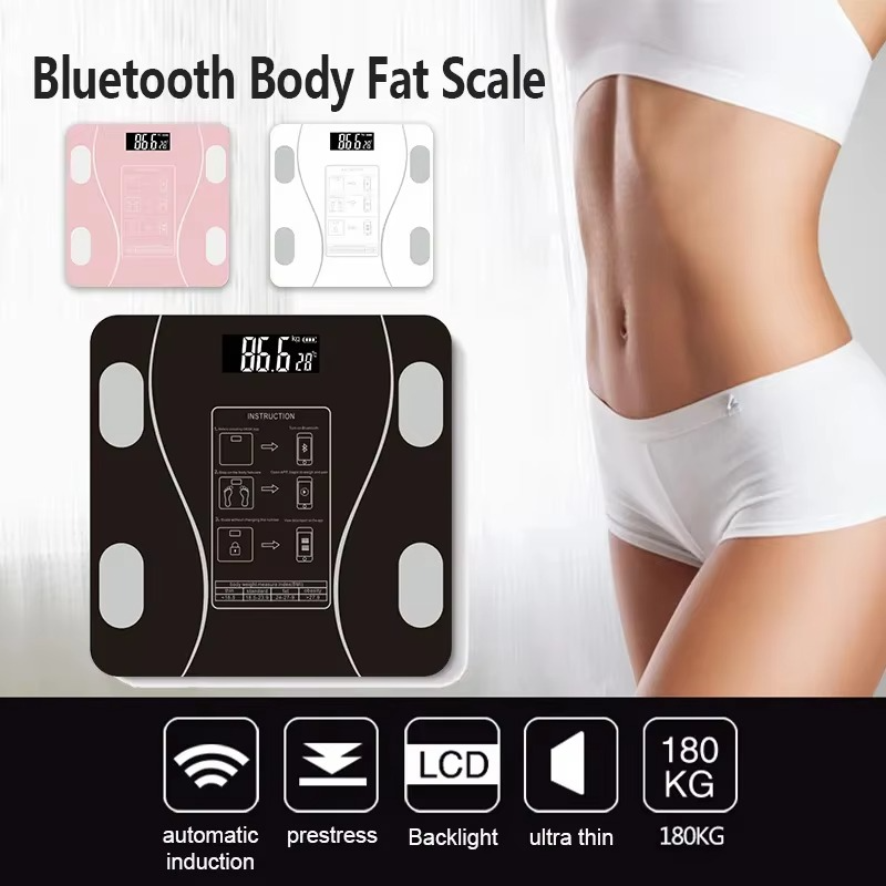 Smart Bluetooth BMI Bathroom Scale – Up to 180kg