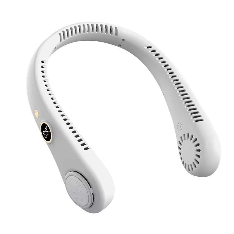 1500 MAh Bladeless Handsfree High Wind Neck Fan
