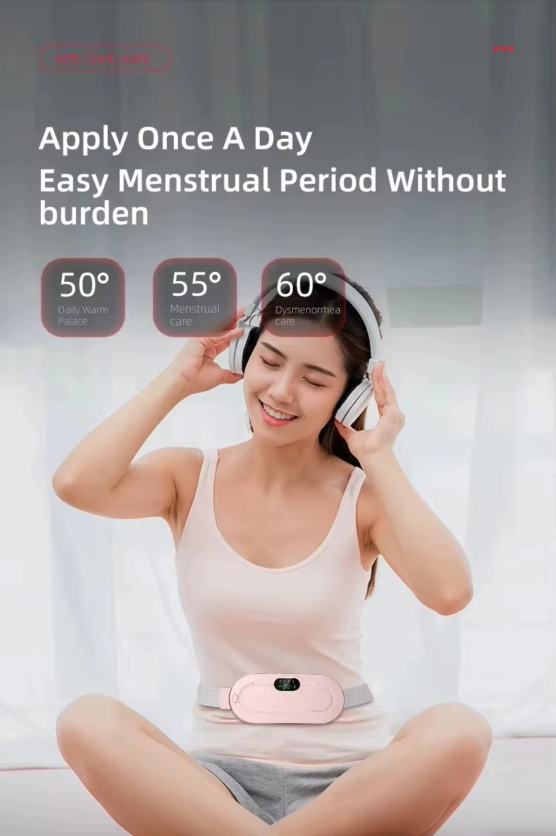 Pain Reliever  Menstrual Heating Pad Warm Massager for Pain Relief from Cramps and Back Pain