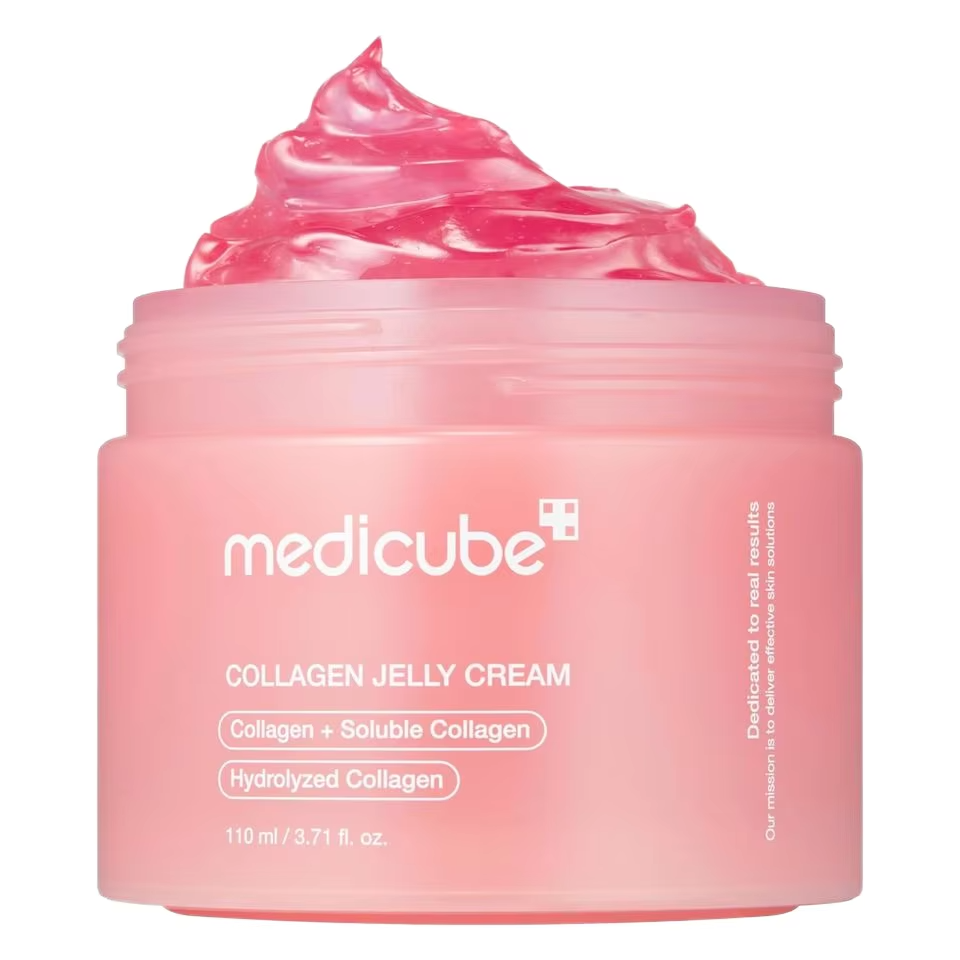 Medicube Collagen Jelly Cream Niacinamide Strengthens Skin's Barrier Moisturizes and Glows