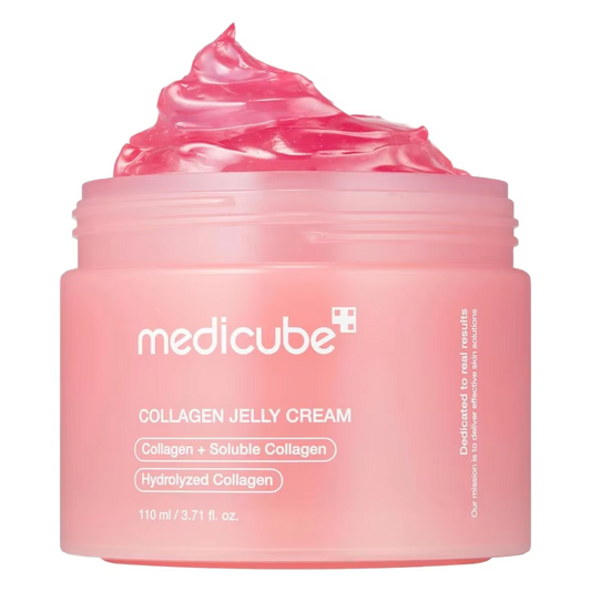 Medicube Collagen Jelly Cream Niacinamide Strengthens Skin's Barrier Moisturizes and Glows