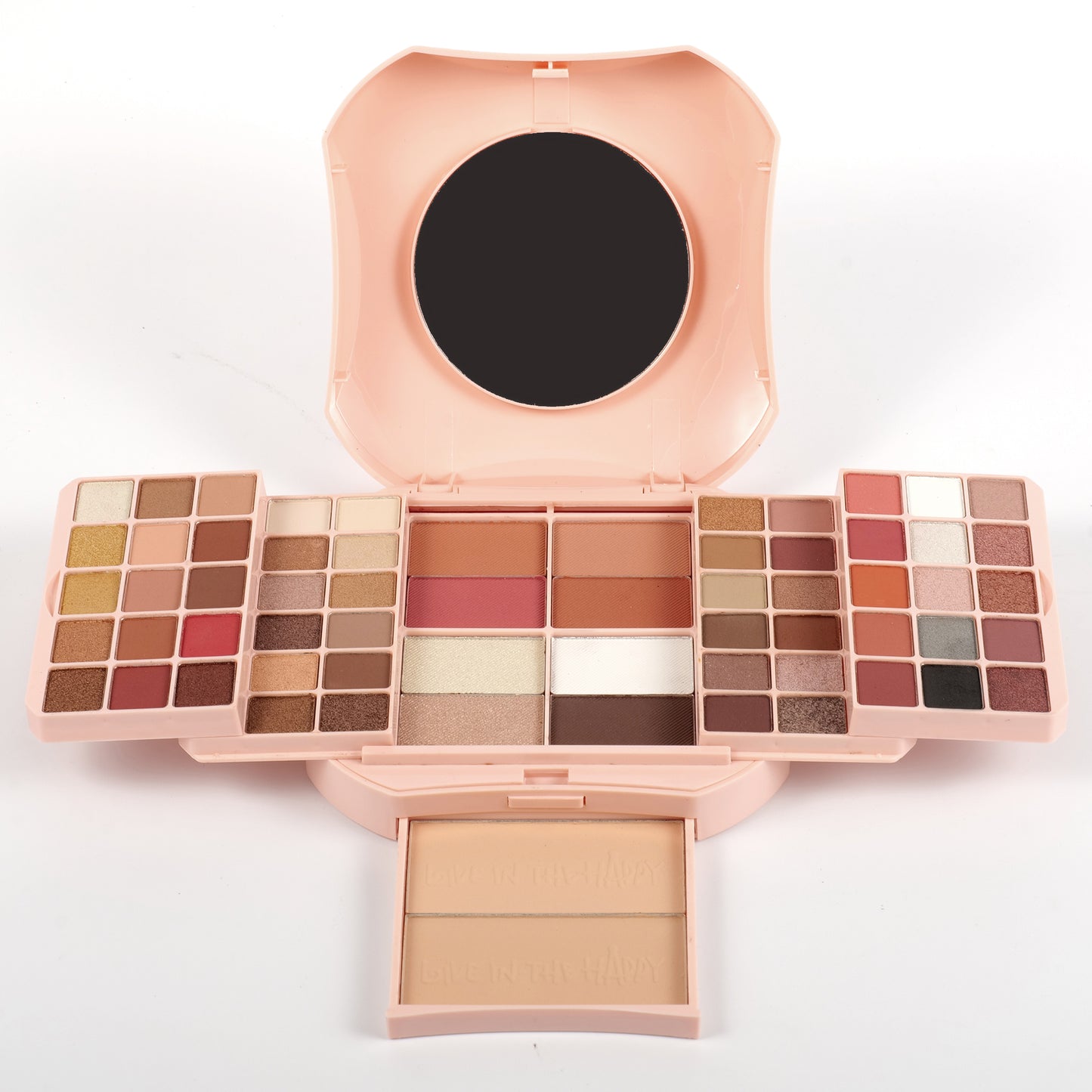 Full Makeup Kit with 24 color Eye shadow, 4 color blushers, 2 color highlighter, 2 color face powder, 2 color bronzers,  all in one makeup set + Free 10pc makeup brushes