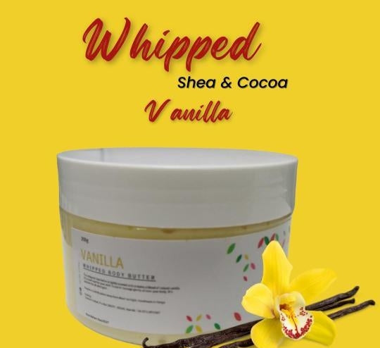 Luxury Organic Whipped Body Butter Body with Shea butter and Cocoa Butter