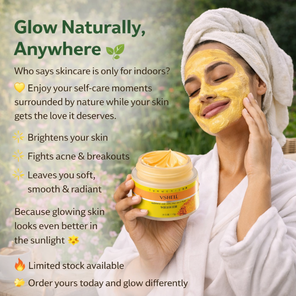 Turmeric Organic Clay Mask Oil Control  Facial mask