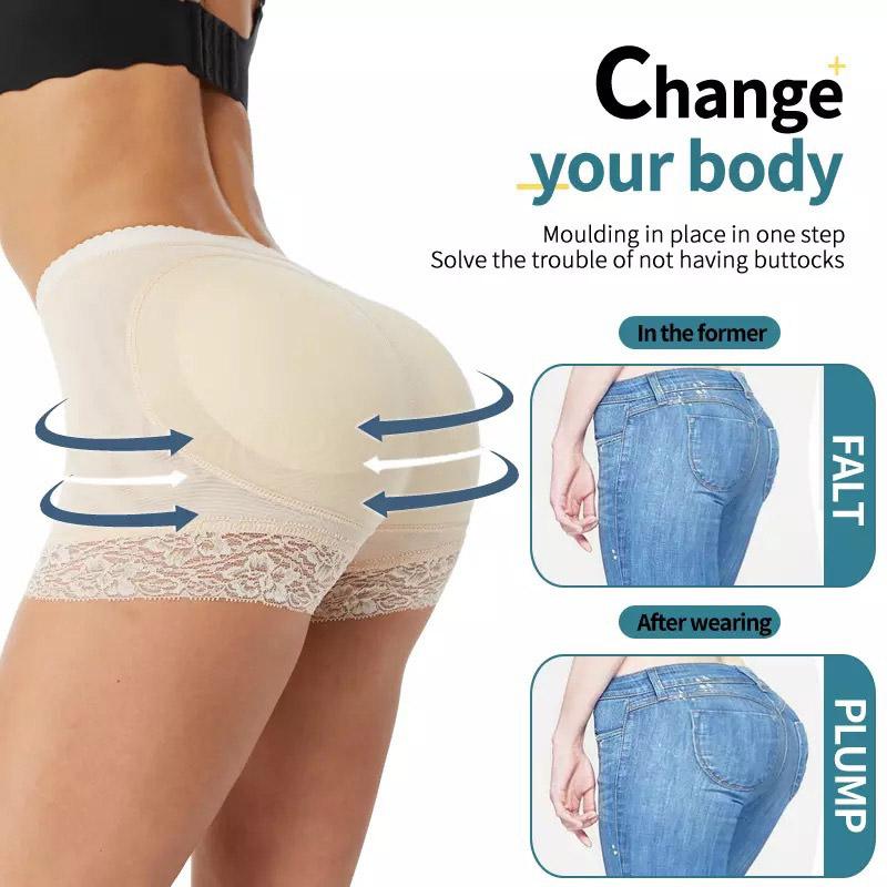 Breathable Lace Underwear Butt Lifter Padded Shapewear