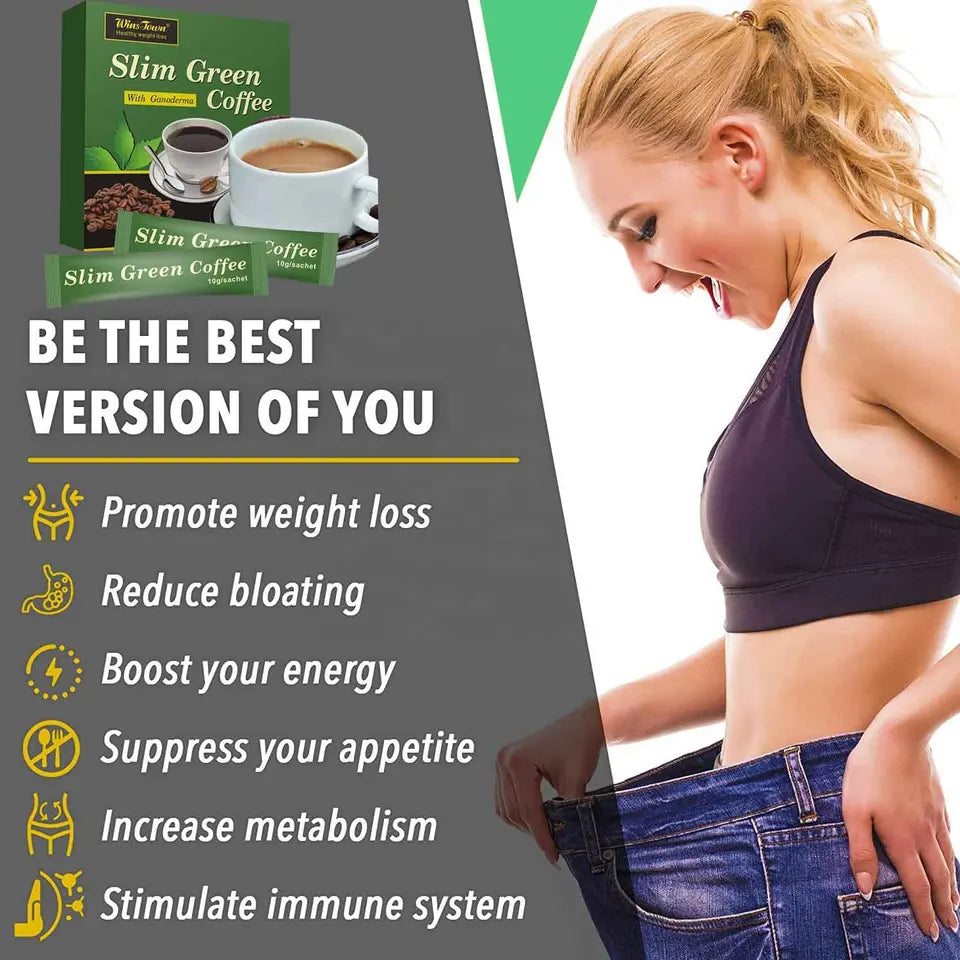 Slim Green Coffee with Ganoderma Weight Loss Coffee