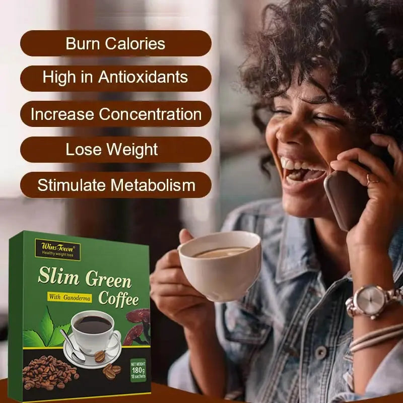 Slim Green Coffee with Ganoderma Weight Loss Coffee