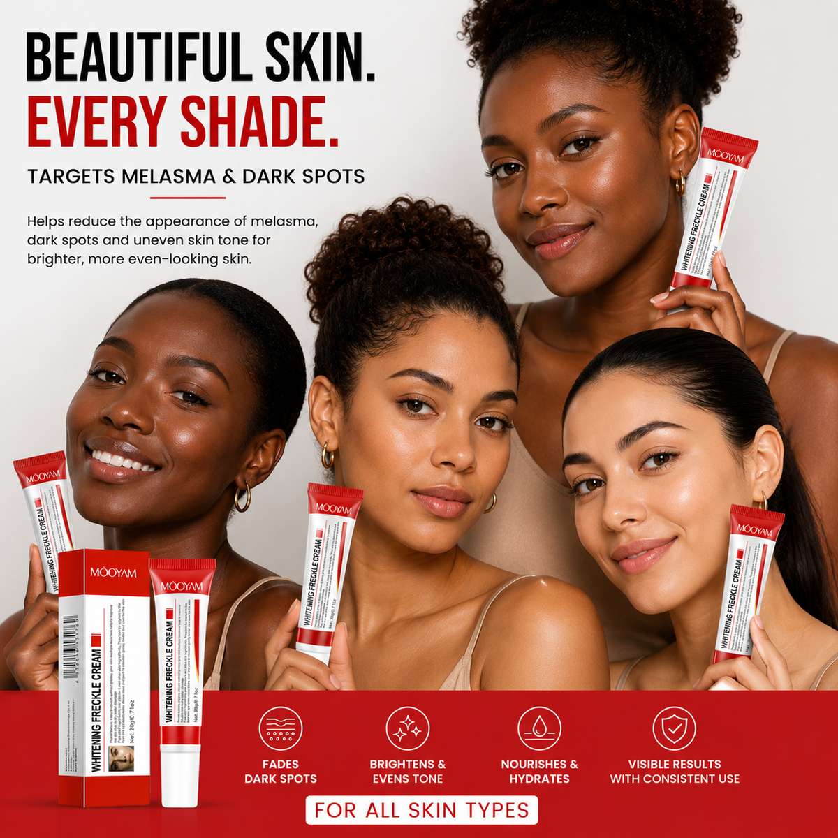 Mooyam Melasma, Freckles and Dark spot Removal Cream