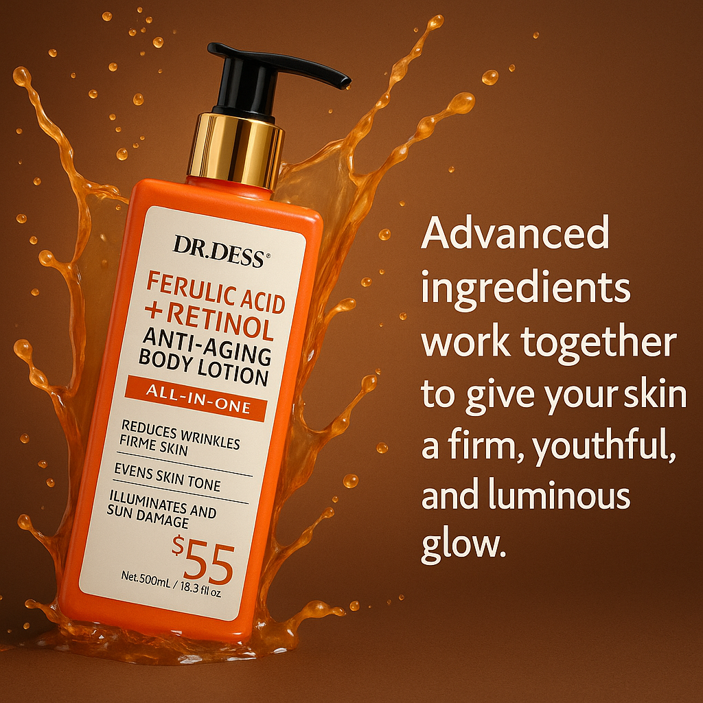Dr.Dess Ferulic Acid + Retinol Anti aging Body Lotion