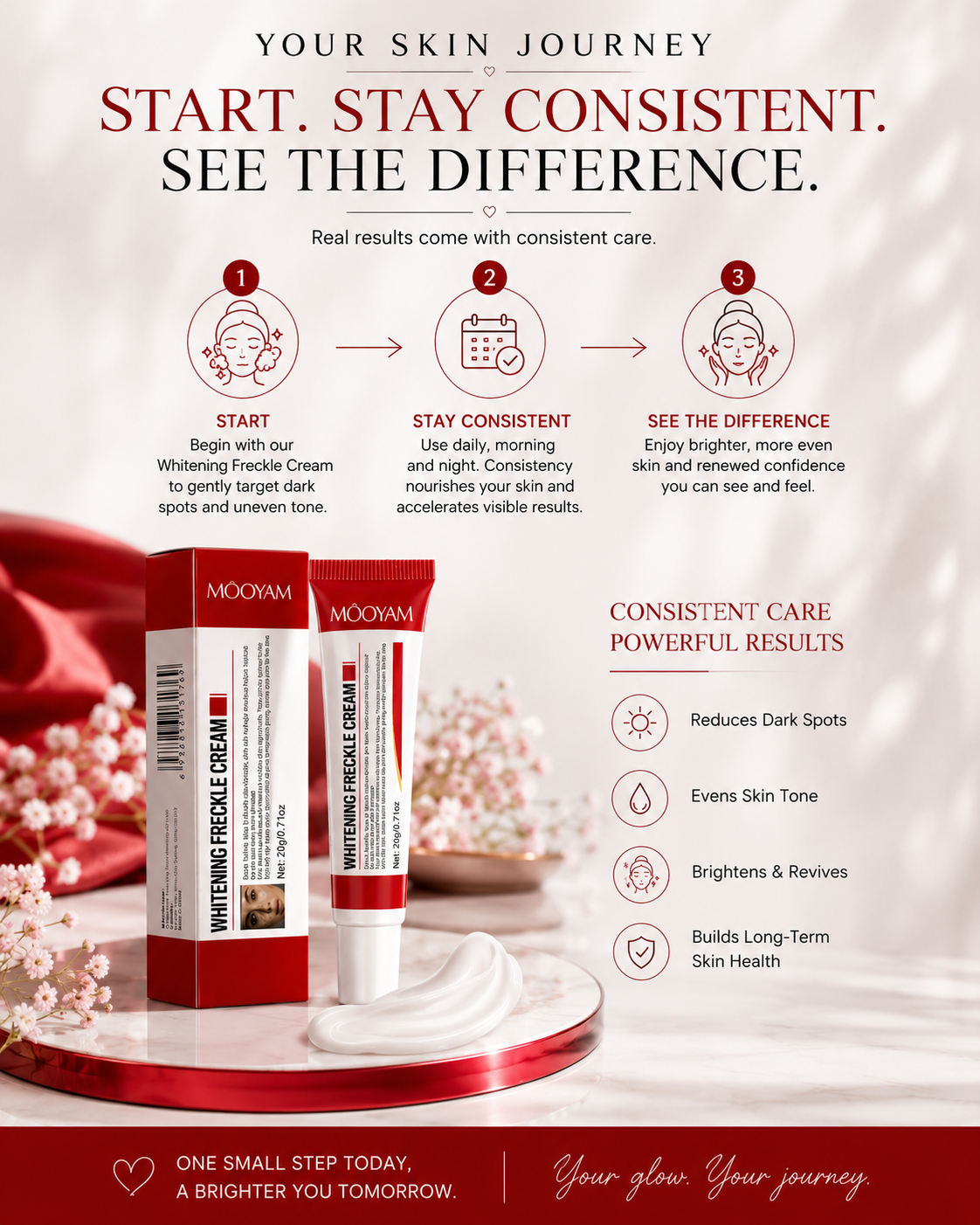 Mooyam Melasma, Freckles and Dark spot Removal Cream