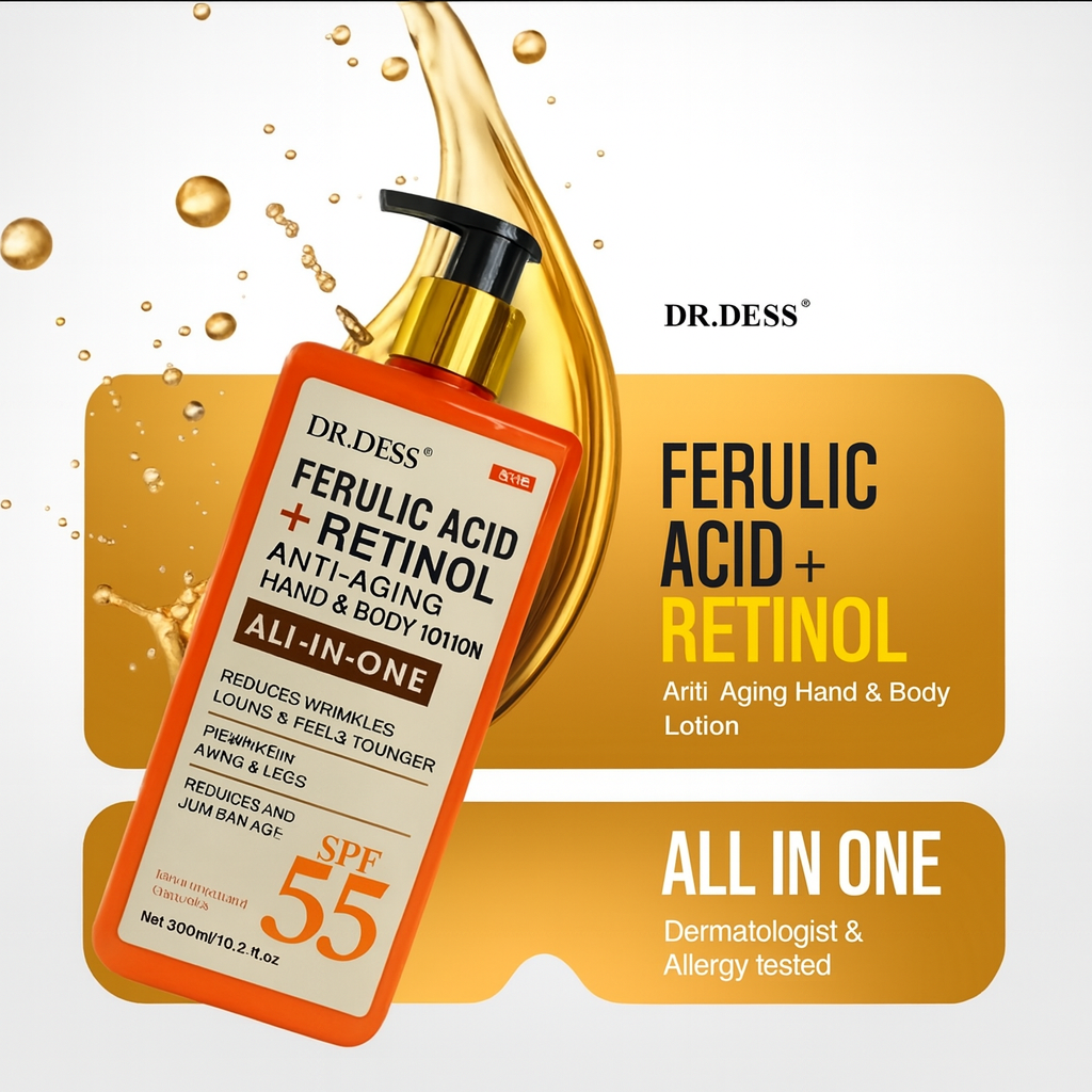 Dr.Dess Ferulic Acid + Retinol Anti aging Body Lotion