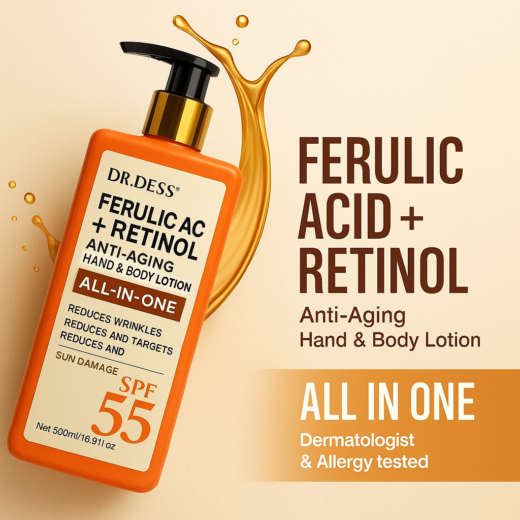 Dr.Dess Ferulic Acid + Retinol Anti aging Body Lotion