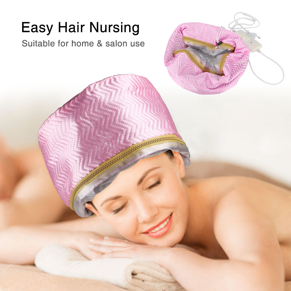 Afro Hair Steamer Cap Dryer, Thermal Treatment Hat ,Beauty SPA for Nourishing Hair