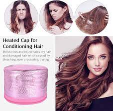 Afro Hair Steamer Cap Dryer, Thermal Treatment Hat ,Beauty SPA for Nourishing Hair