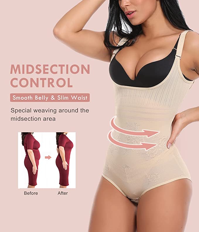 Tummy Control Seamless Bodysuit Shapewear