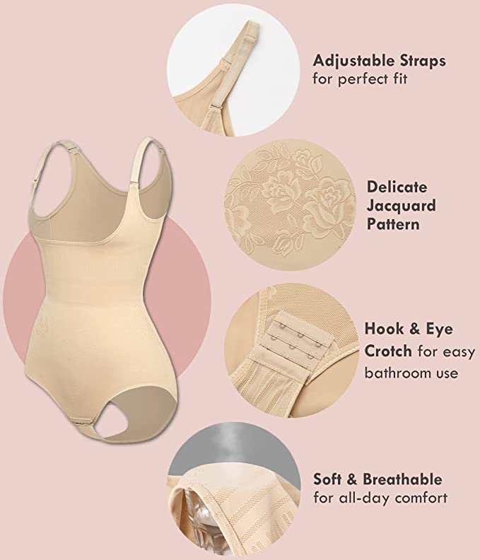 Tummy Control Seamless Bodysuit Shapewear