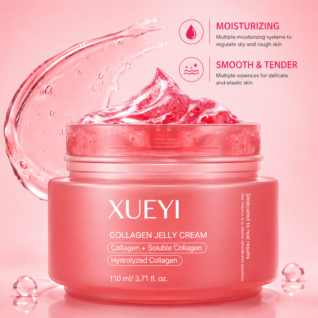 XUEYI Collagen Jelly Cream, Hydrolyzed Collagen For Plumping  Skin 110ml