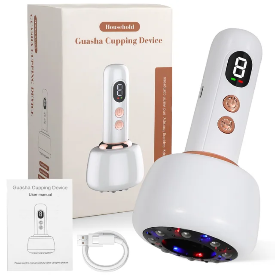 Rechargeable Microcurrent Body Sculpting and Contour Cupping Device.