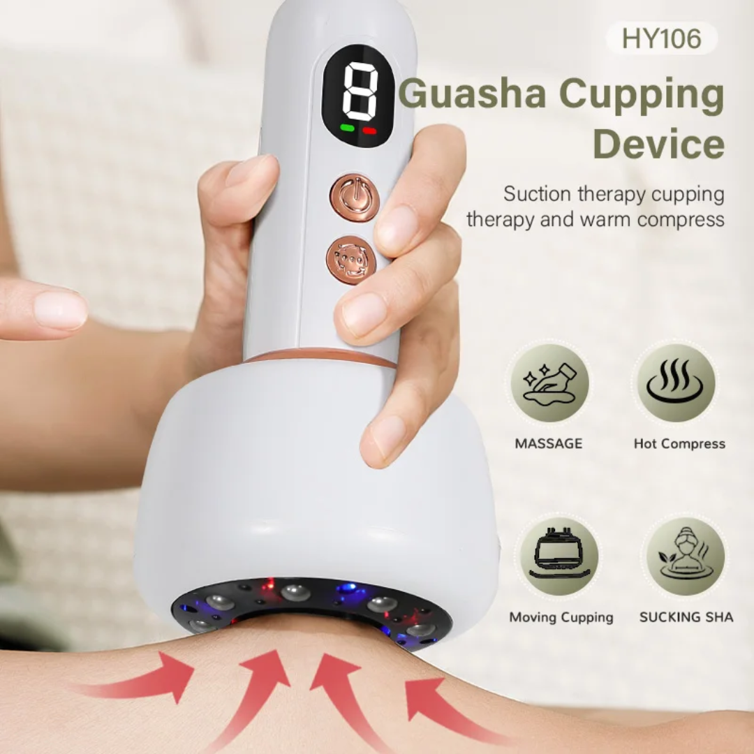 Rechargeable Microcurrent Body Sculpting and Contour Cupping Device.