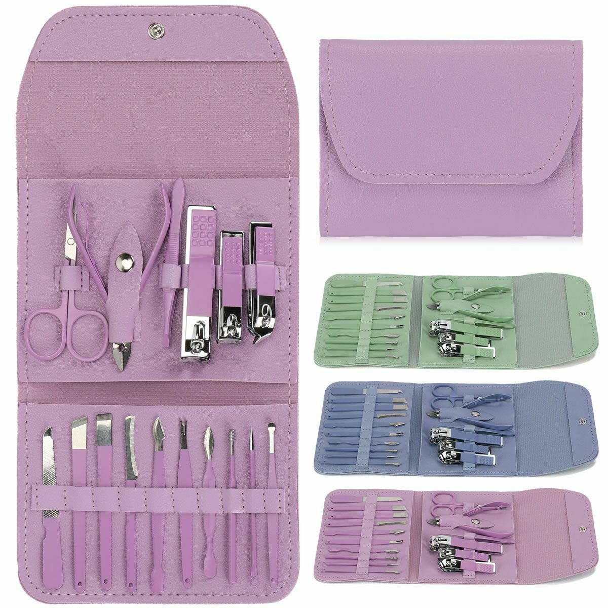 16pc Nail Clipper Manicure Set