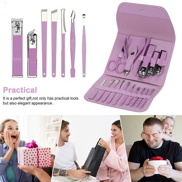 16pc Nail Clipper Manicure Set