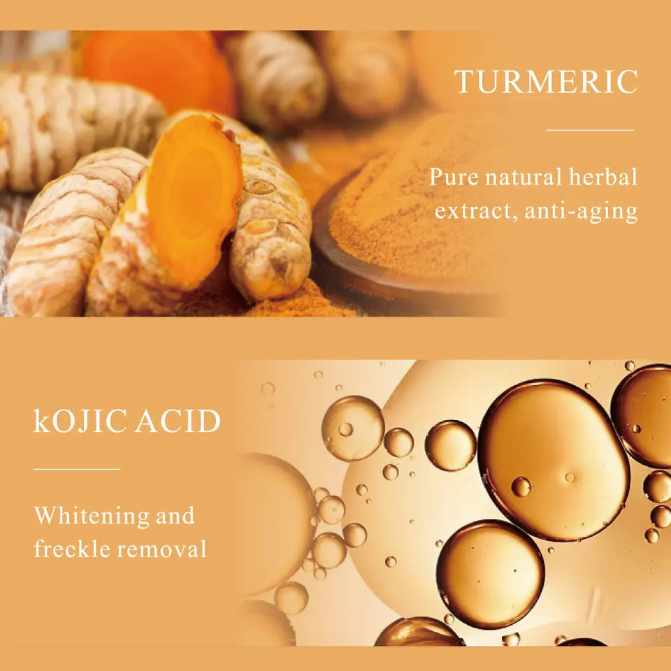 Turmeric Dark Spot Corrector Serum Skin Glow Serum Kojic Acid Turmeric Serum