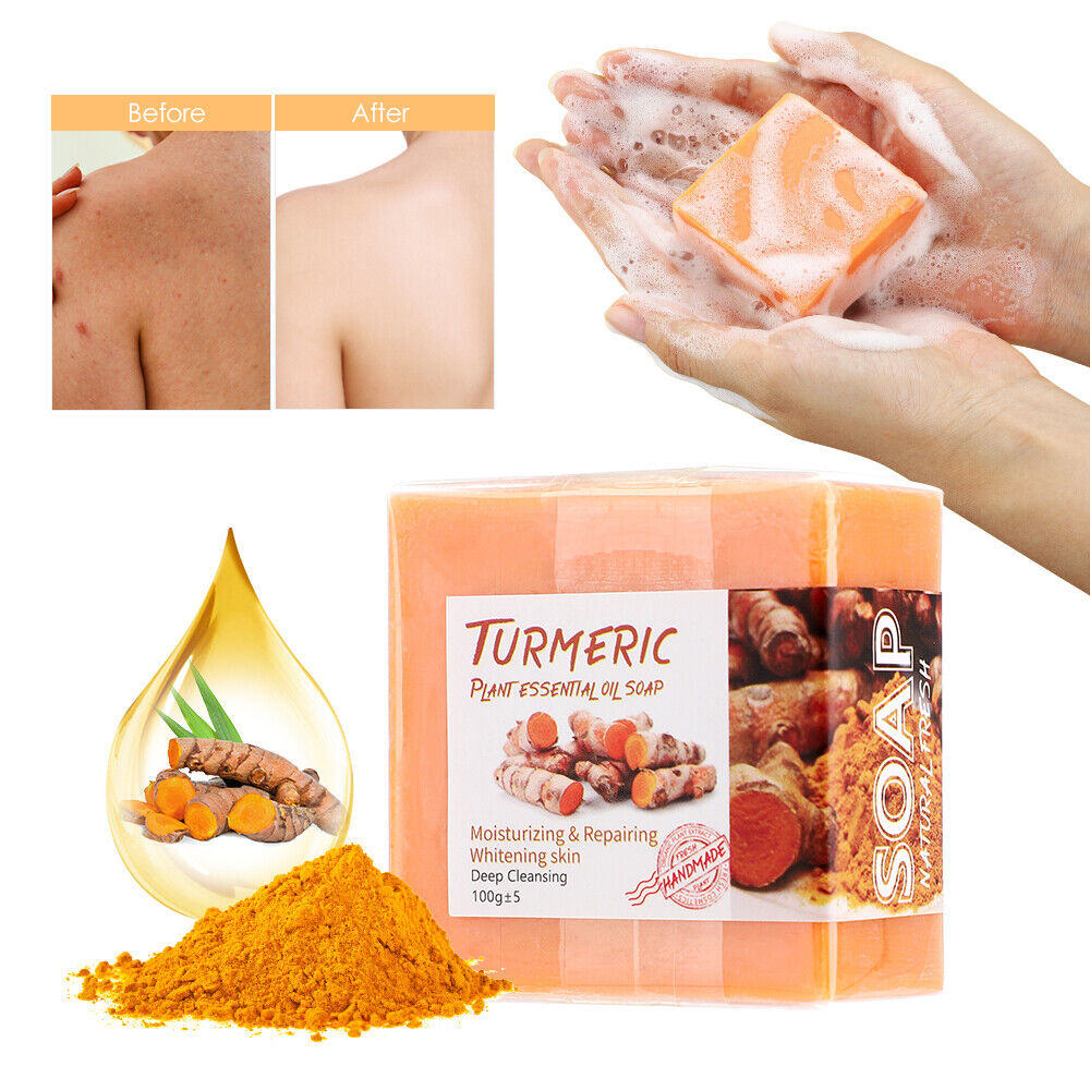 Natural Organic Hand Made Turmeric Turmeric Soap, Glowing skin soap