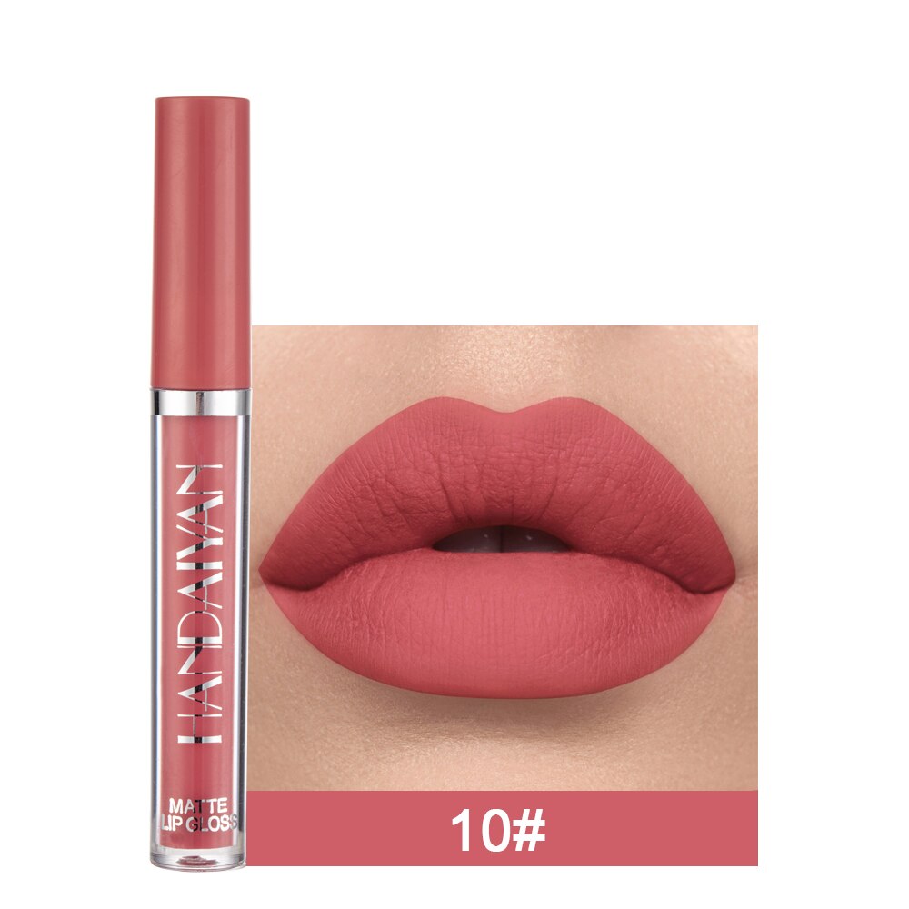 HANDAIYAN Gift 6PC/Set Matte Velvet Lip Gloss Waterproof Long-lasting Liquid Lipstick Cosmetic Beauty Keep 24 Hours Makeup