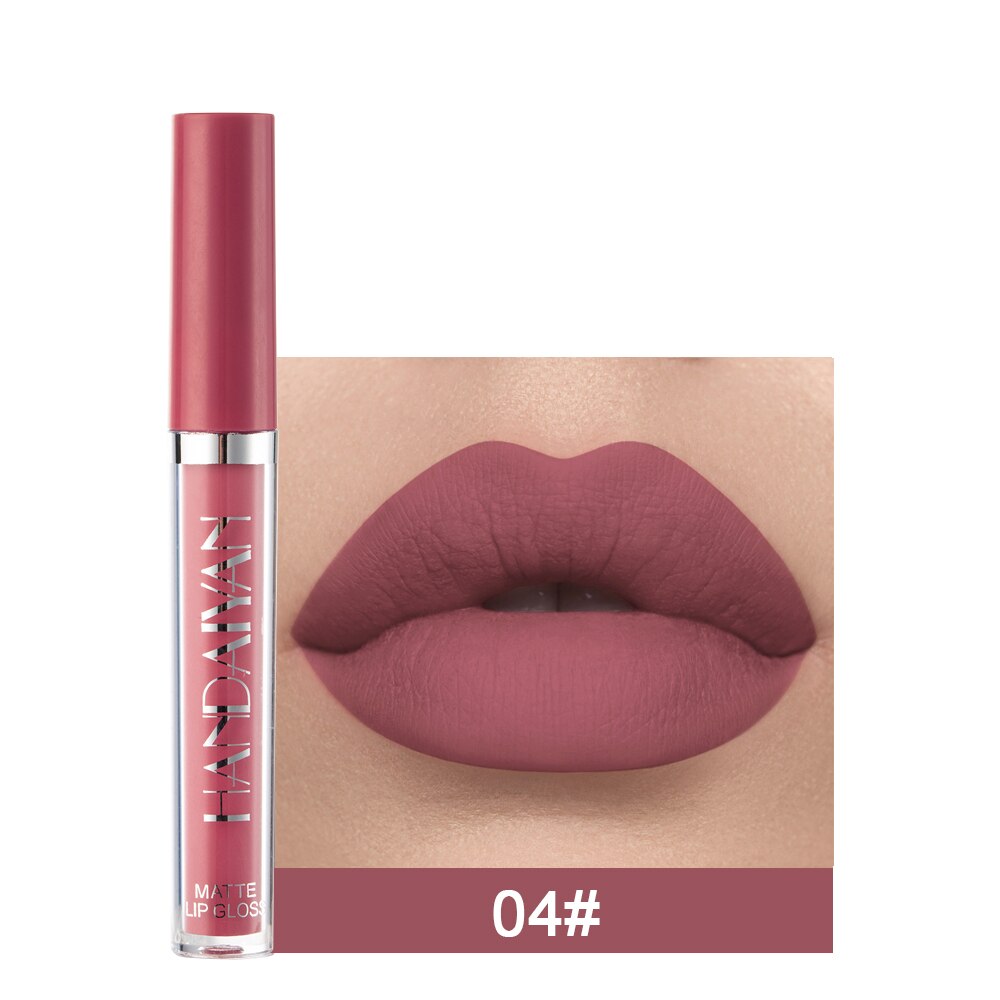 HANDAIYAN Gift 6PC/Set Matte Velvet Lip Gloss Waterproof Long-lasting Liquid Lipstick Cosmetic Beauty Keep 24 Hours Makeup