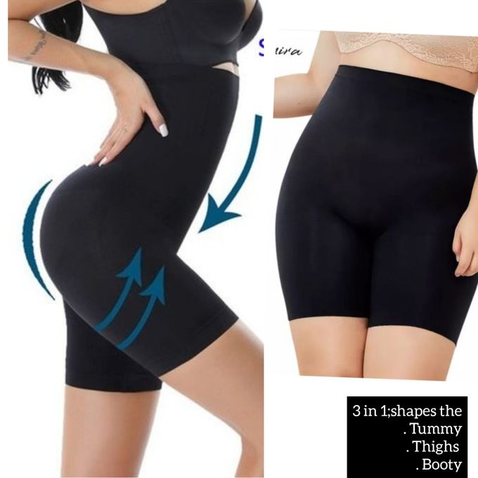 High Waist Tummy Control Panty Slim Body Shaper Biker