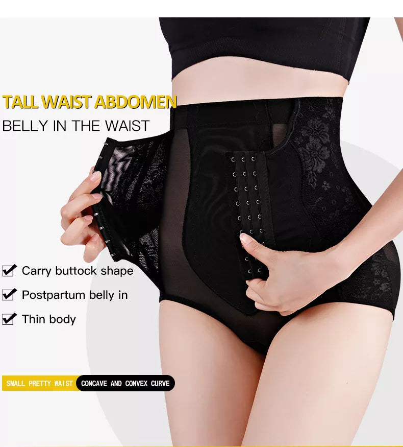 3-Row Hooks Abs Shaping tummy control Body Shaping Girdle