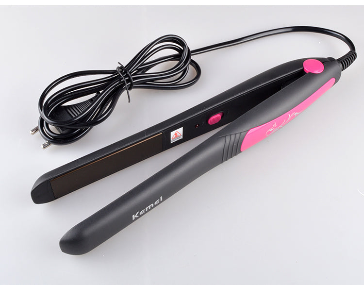 Kemei Professional Ceramic Nano Wire Hair Iron Straightener with LED