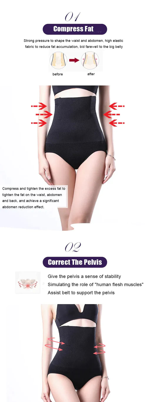 High Waist Non-slip Tummy Control Shapewear