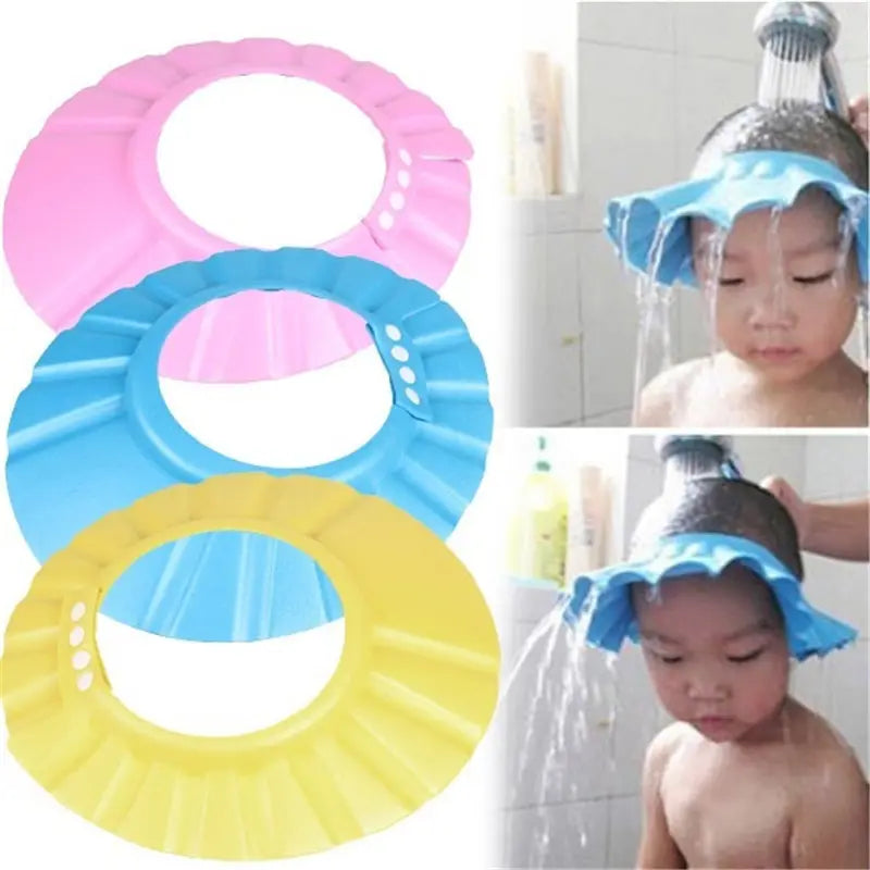 2 pack Baby Shampoo Shower Cap Head protector